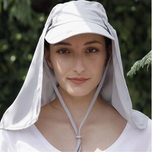 NWOT Sun Protection Gray Hat